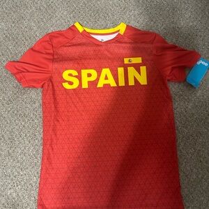 adidas Red and Yellow Spain Jersey